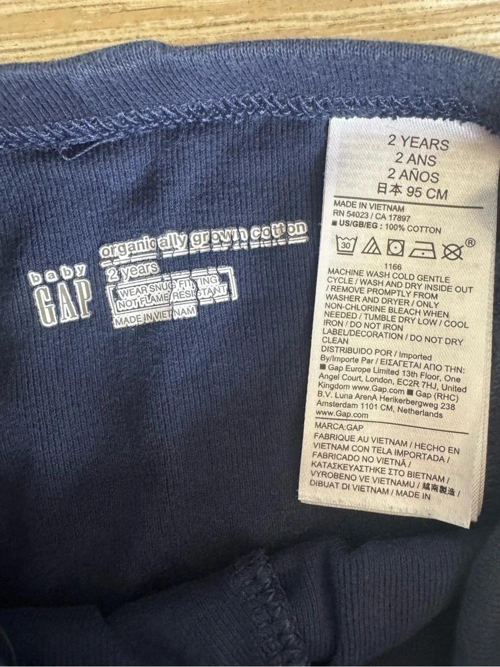 Baby Gap fireman uniform pajama set, 2T